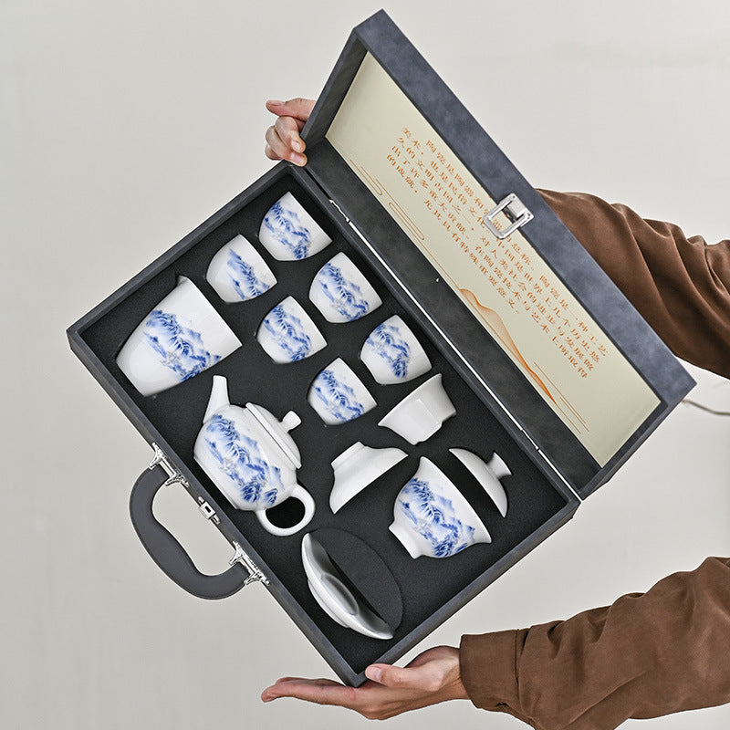 Suet like Jade Tea Set