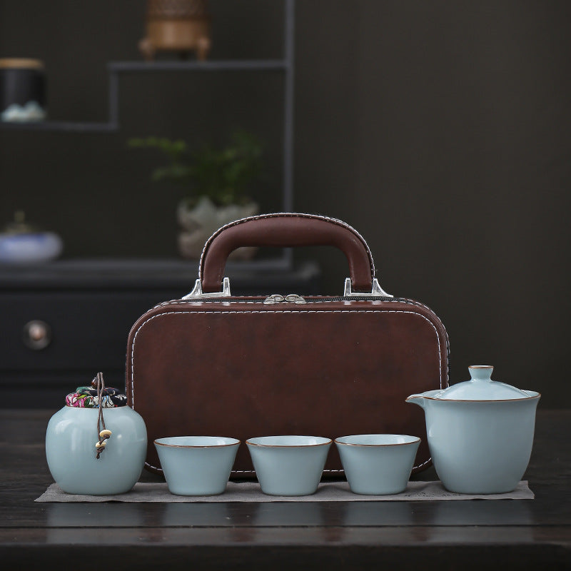 The Royal Blue Teacups Set