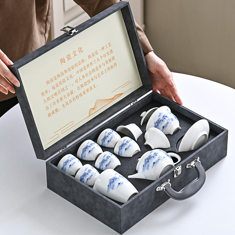Suet like Jade Tea Set