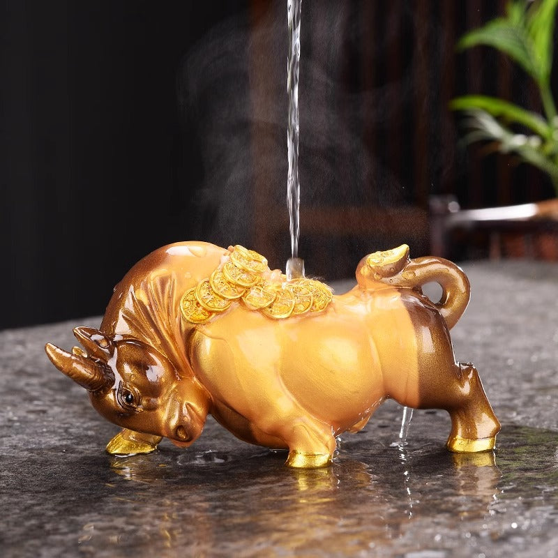 Turning the World Around with the Ox Color-changing Tea Pet