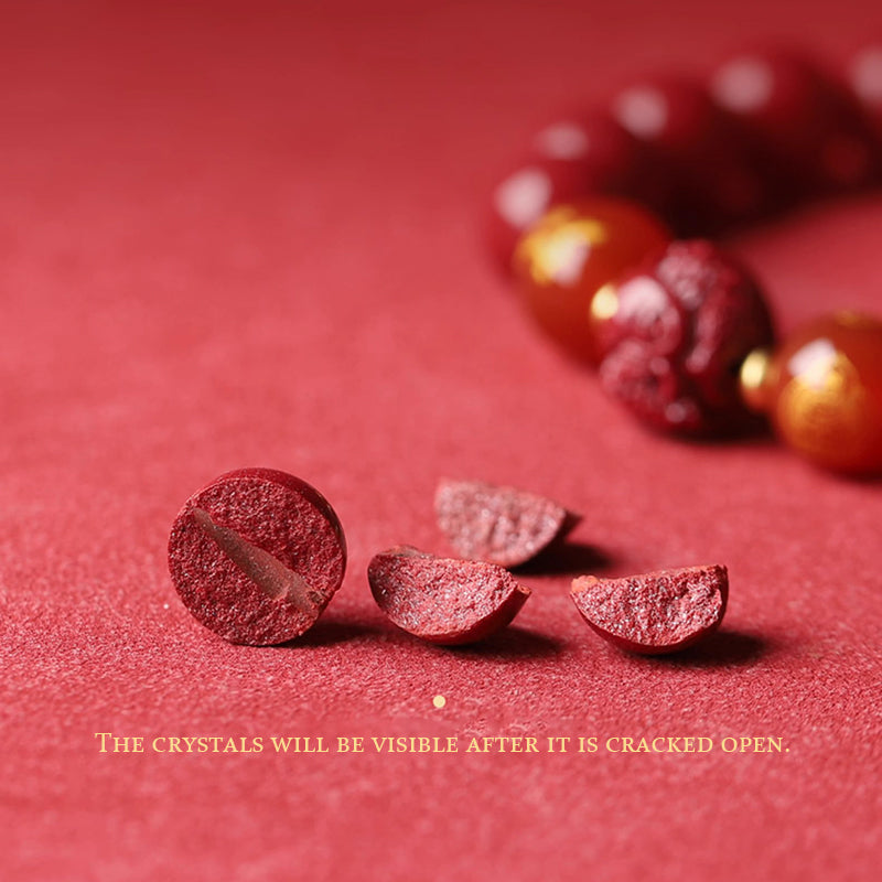 Chinese Zodiac Cinnabar Keep Away Evil Spirits Blessing Bracelet
