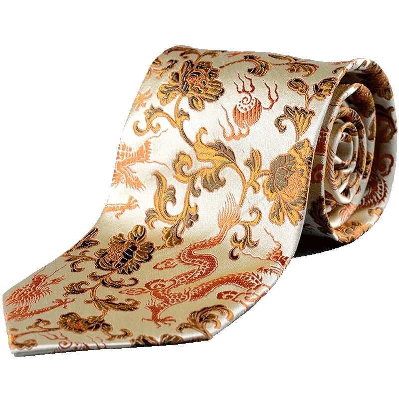 Shu Brocade Mulberry Silk Tie