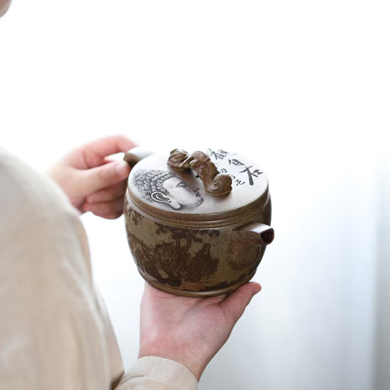 Zisha Teapot Mahavairocana Buddha 700CC