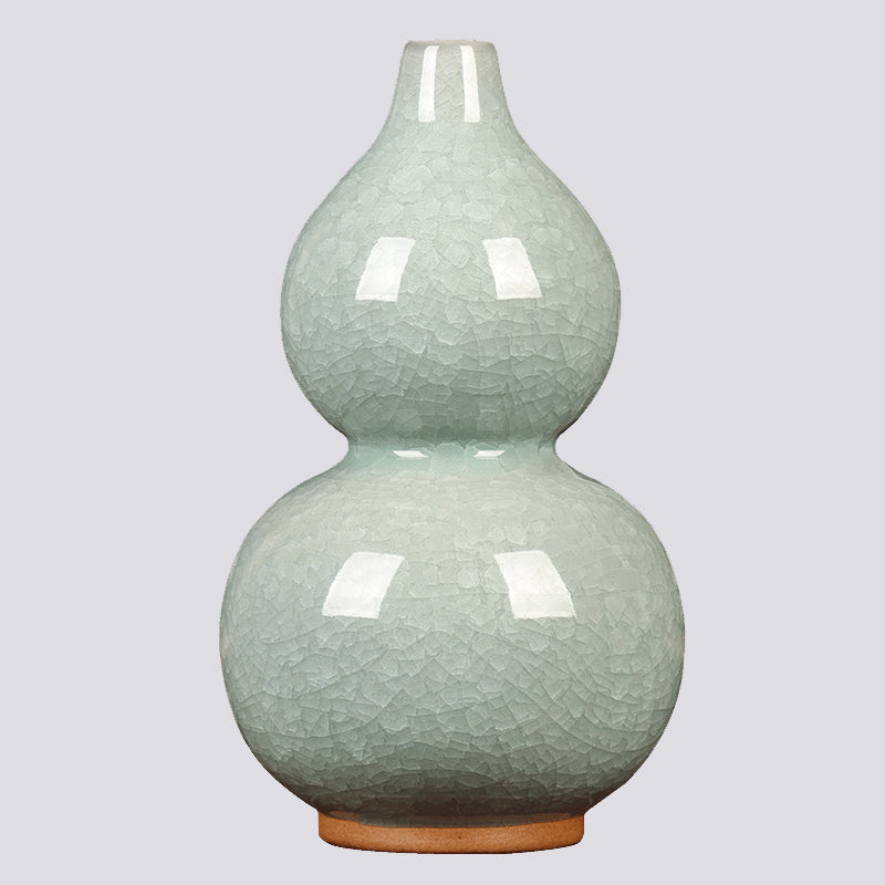 Ice Crackle Zucchini ornament