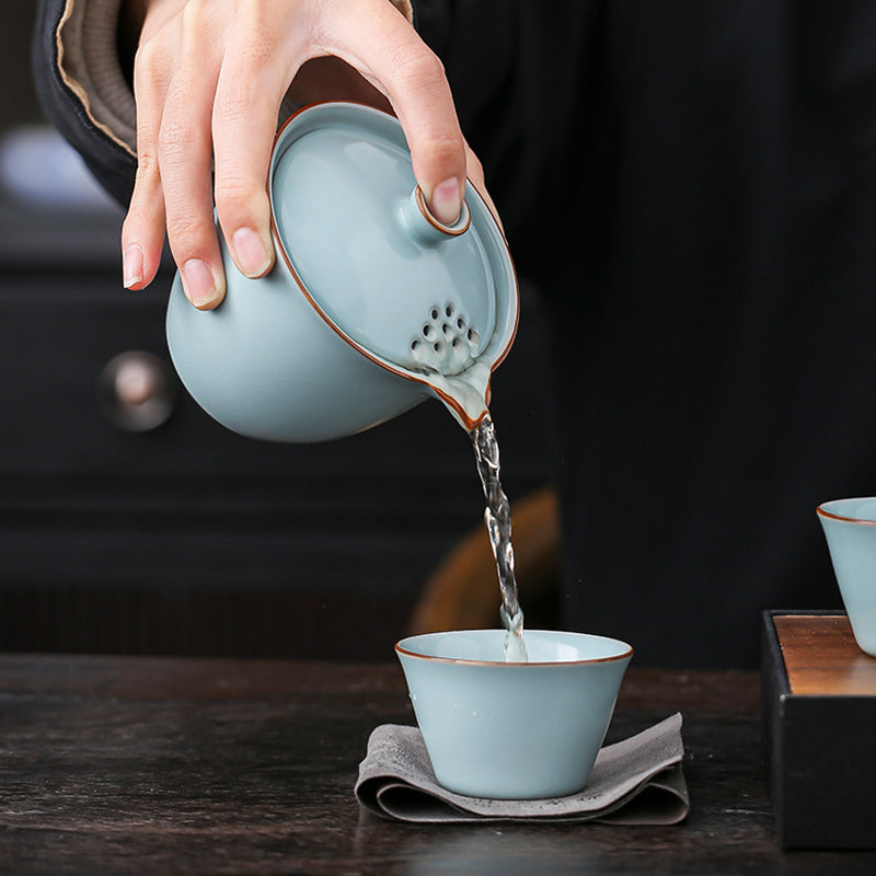 The Royal Blue Teacups Set