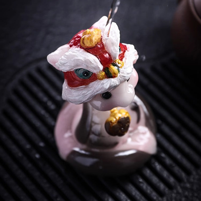 Auspicious Spiritual Snake Color-changing Tea Pet