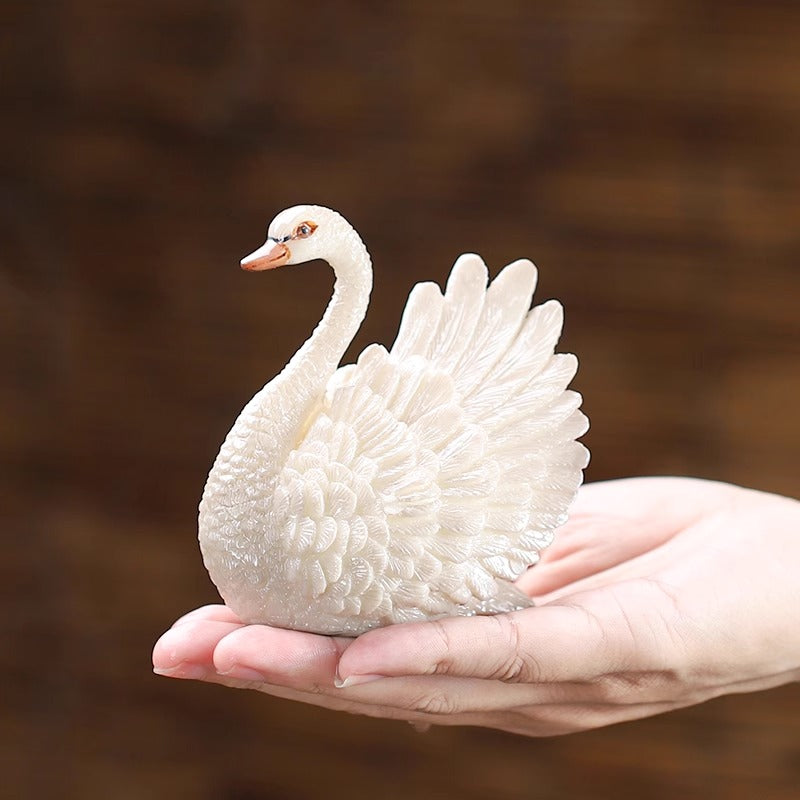 Chinese Style Swan Color-changing Tea Pet