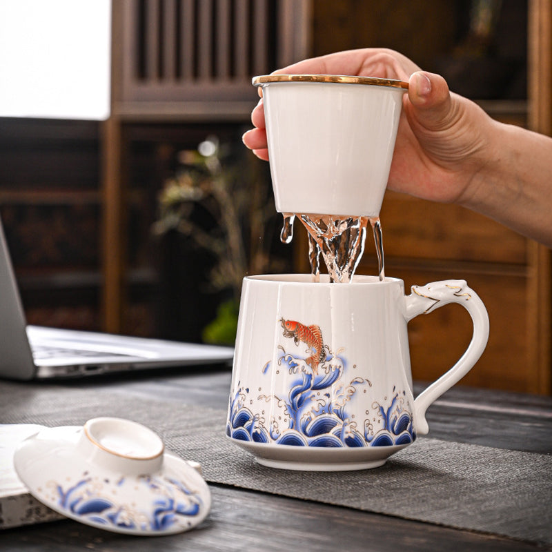 A Thousand Li of Rivers and Mountains - themed Mug