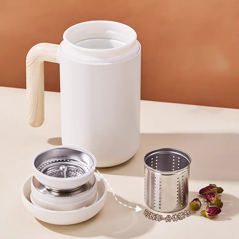 Mug with Tea Water Separation Function