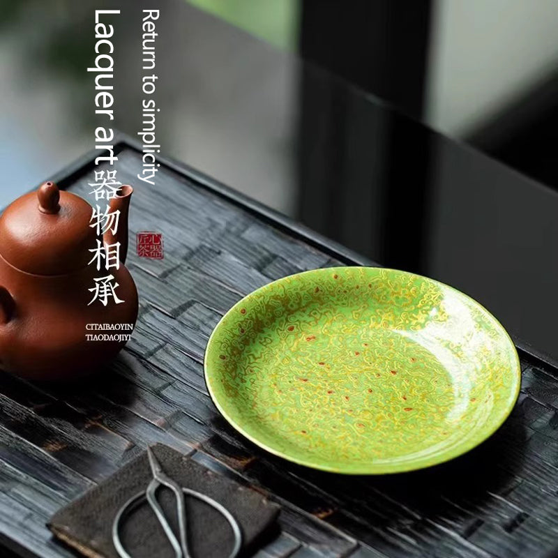 Handmade wooden bodied lacquerware - kettle holder