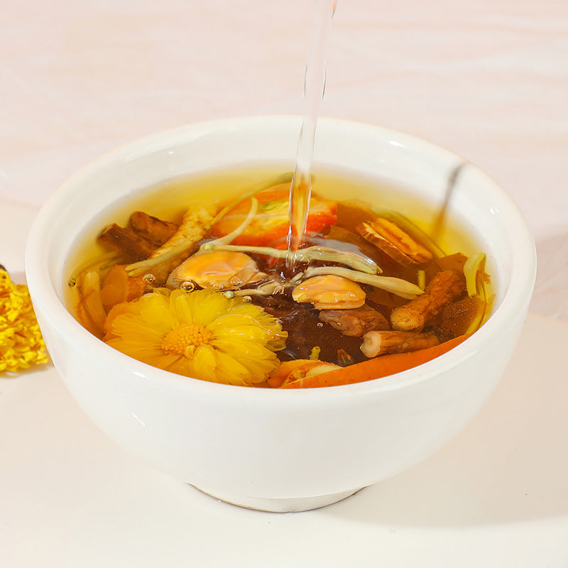 Herbal Tea for Relieving Cough, Clearing Heat and Nourishing the Liver