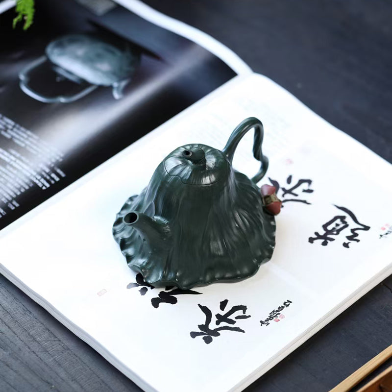 Zisha Teapot Savor the Aroma of Lotus 300CC