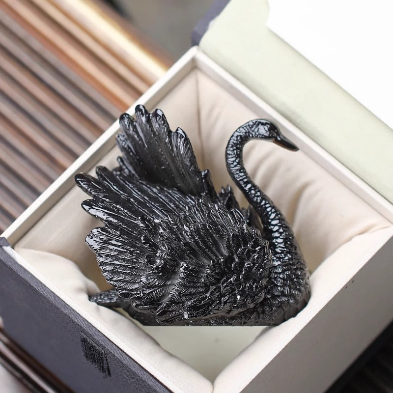 Chinese Style Swan Color-changing Tea Pet