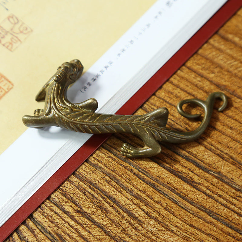 Brass Dragon Brush Holder
