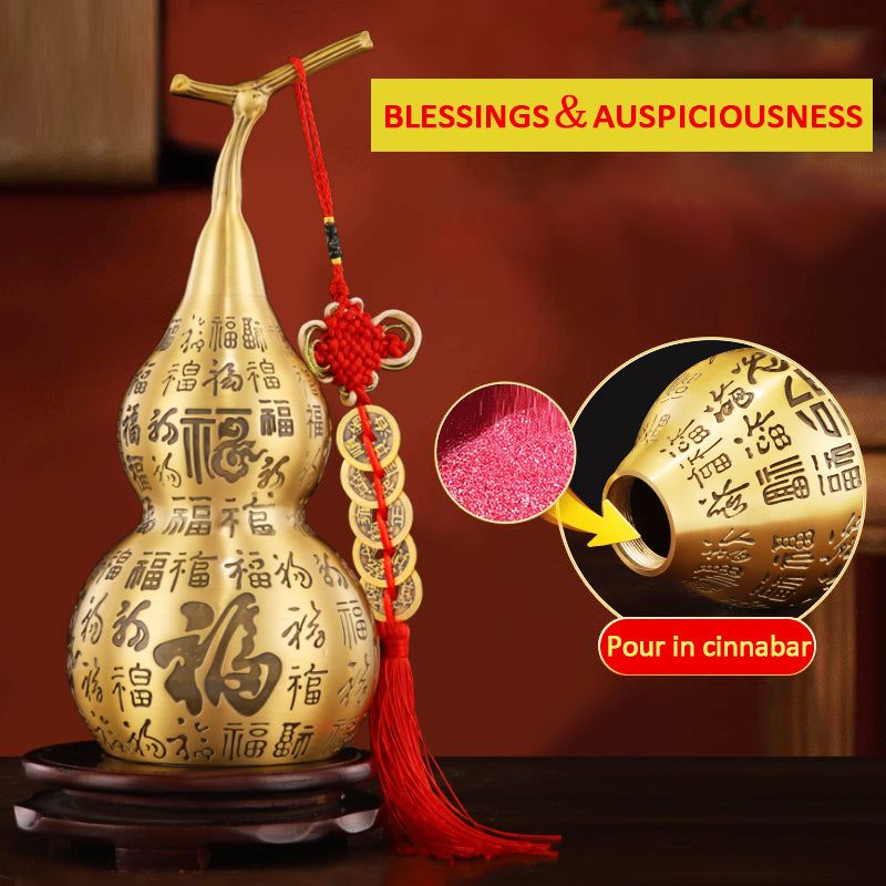 The Brass Gourd with Hundred "Fu" Characters
