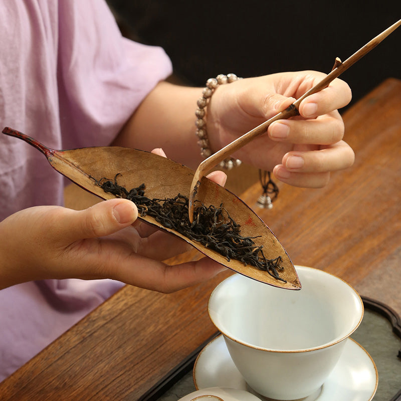 Da Qi Leaf Tea Scoop,fully demonstrate the beauty of nature and craftsmanship