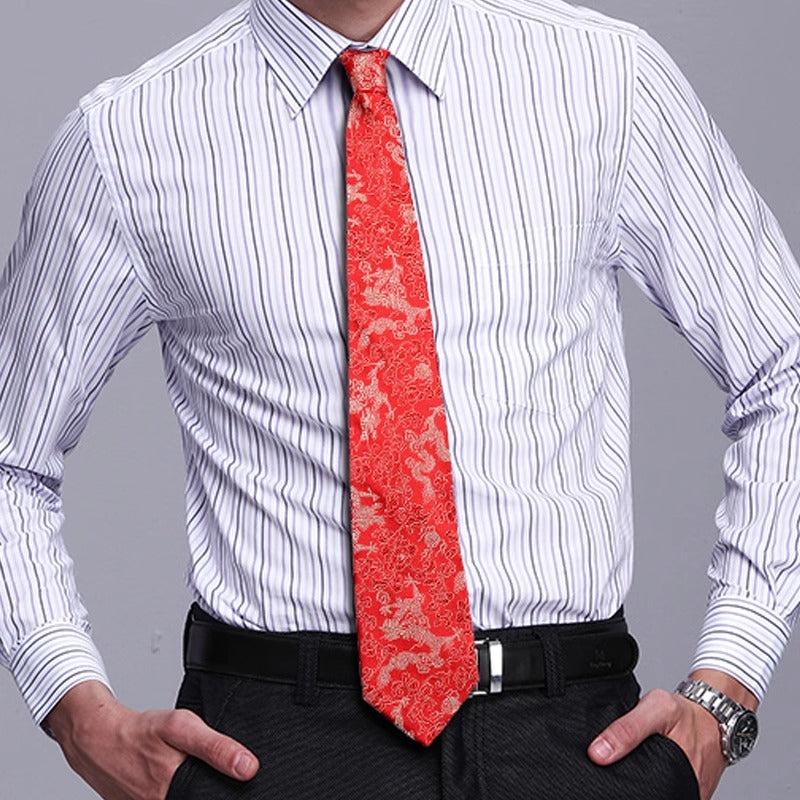 Shu Brocade Mulberry Silk Tie