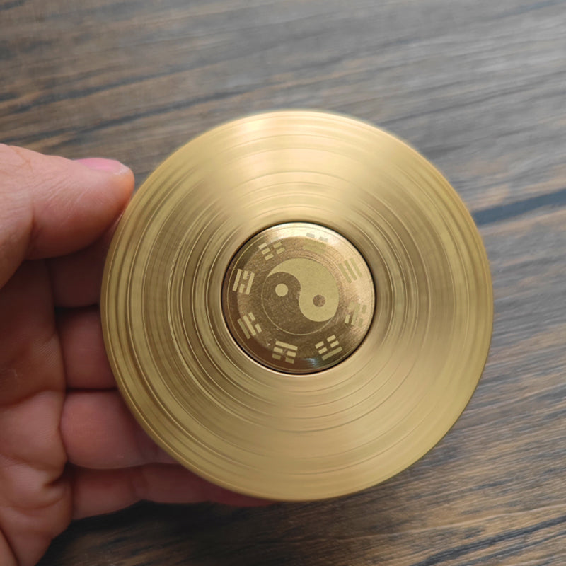 Brass compass,fingertip Gyro