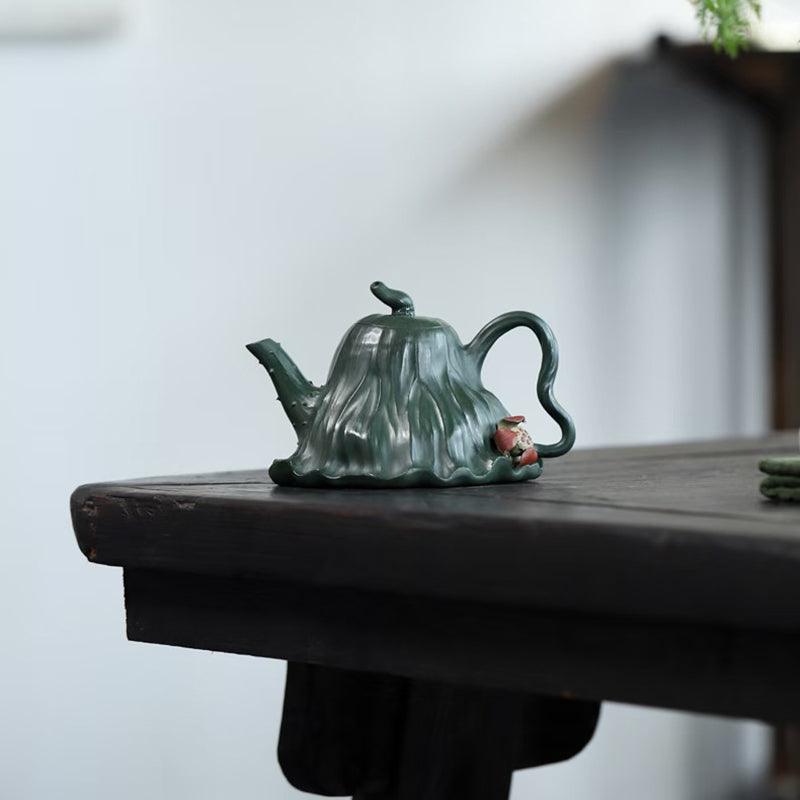 Zisha Teapot Savor the Aroma of Lotus 300CC