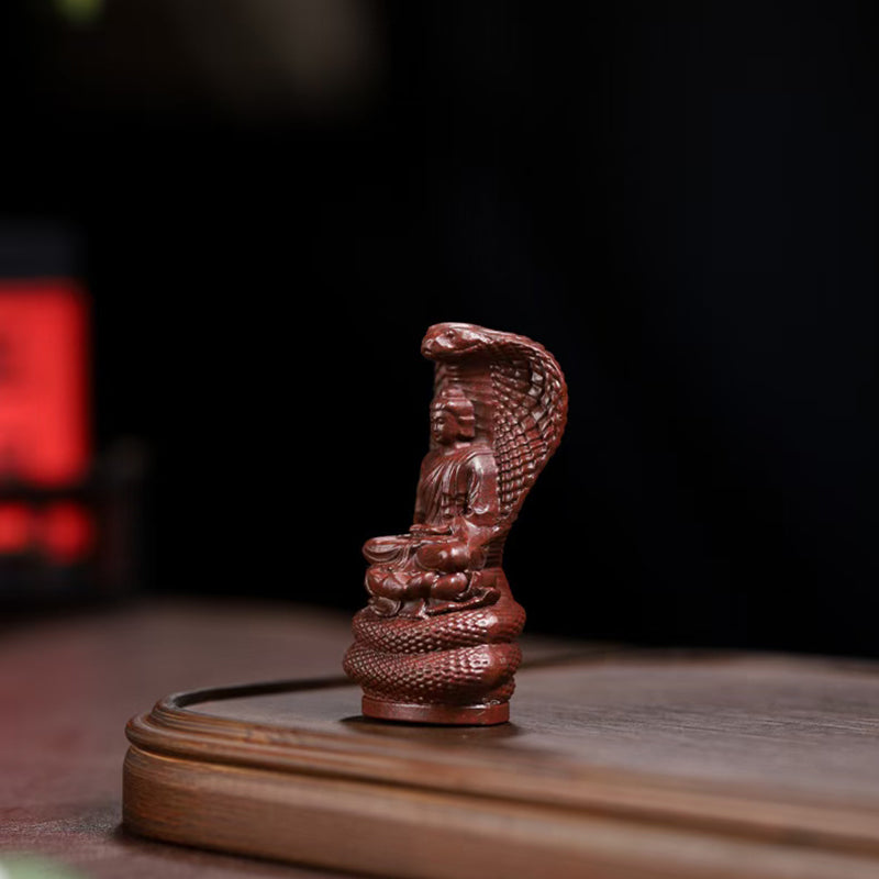 Zi Sha tea pet the protection of Sakyamuni, the true Buddha