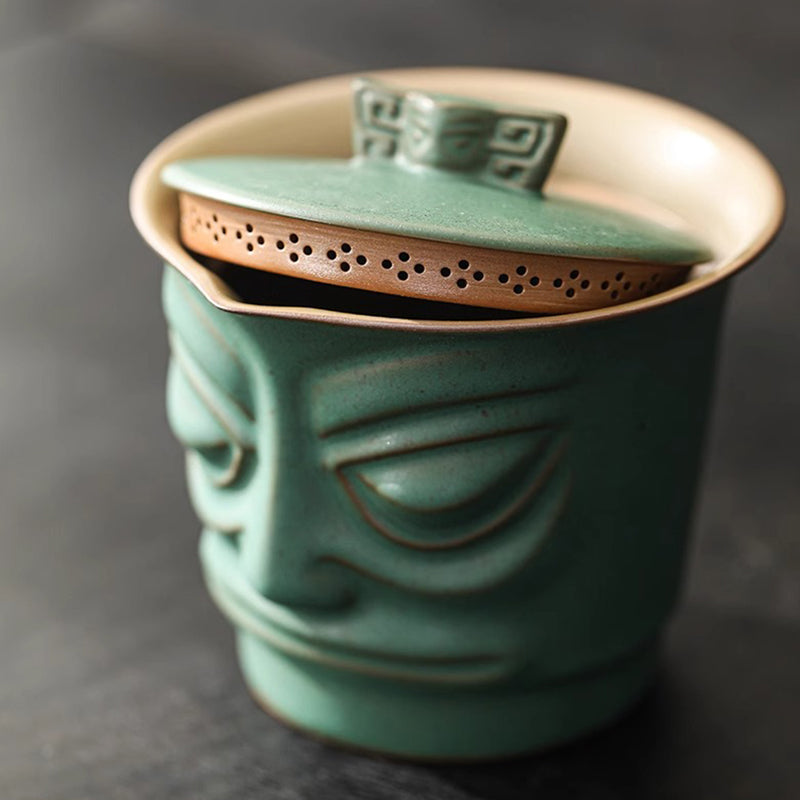 Sanxingdui Kung Fu Travel Tea Set