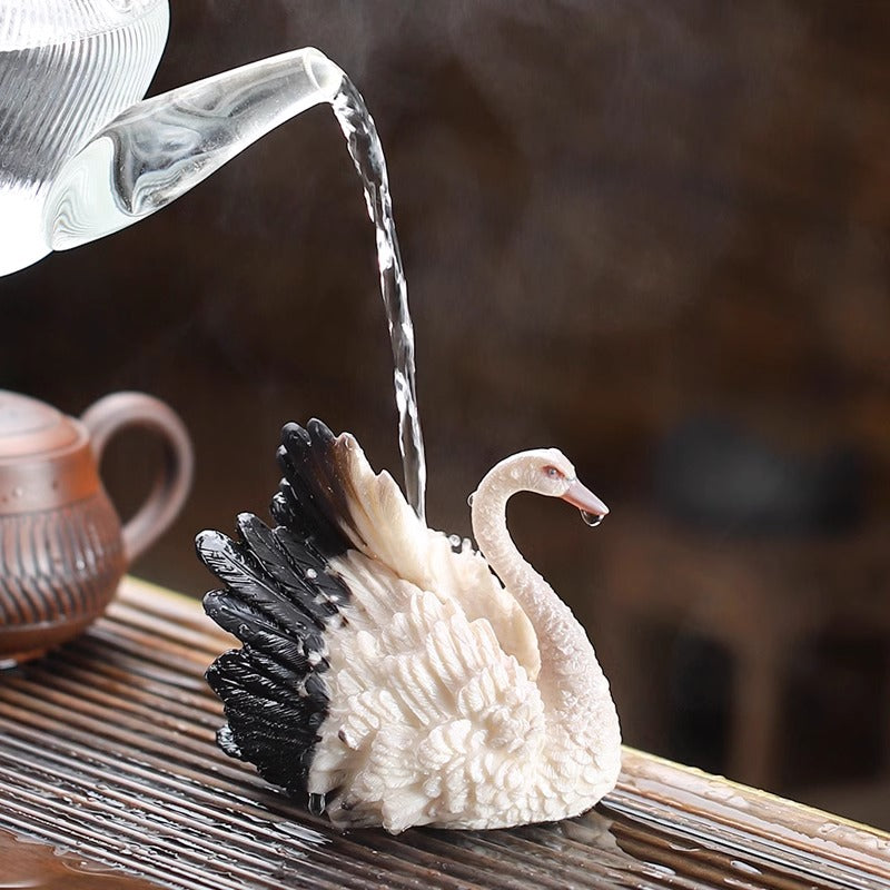 Chinese Style Swan Color-changing Tea Pet