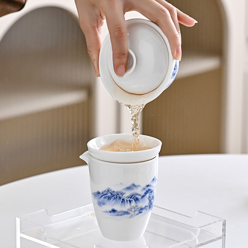Suet like Jade Tea Set