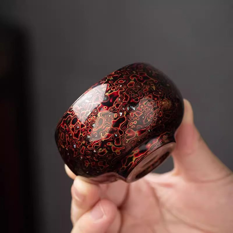 Intangible Cultural Heritage Lacquered Arhat Cup of Ru Kiln