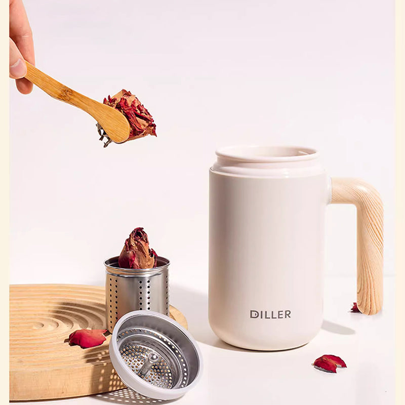 Mug with Tea Water Separation Function