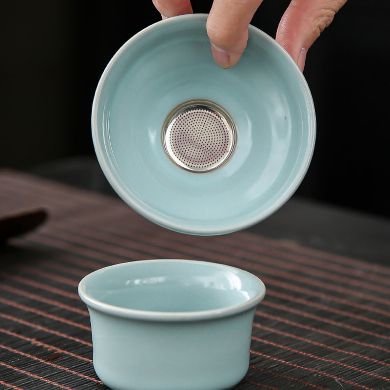 Ru Kiln Ice-Crack Pattern Tea Set