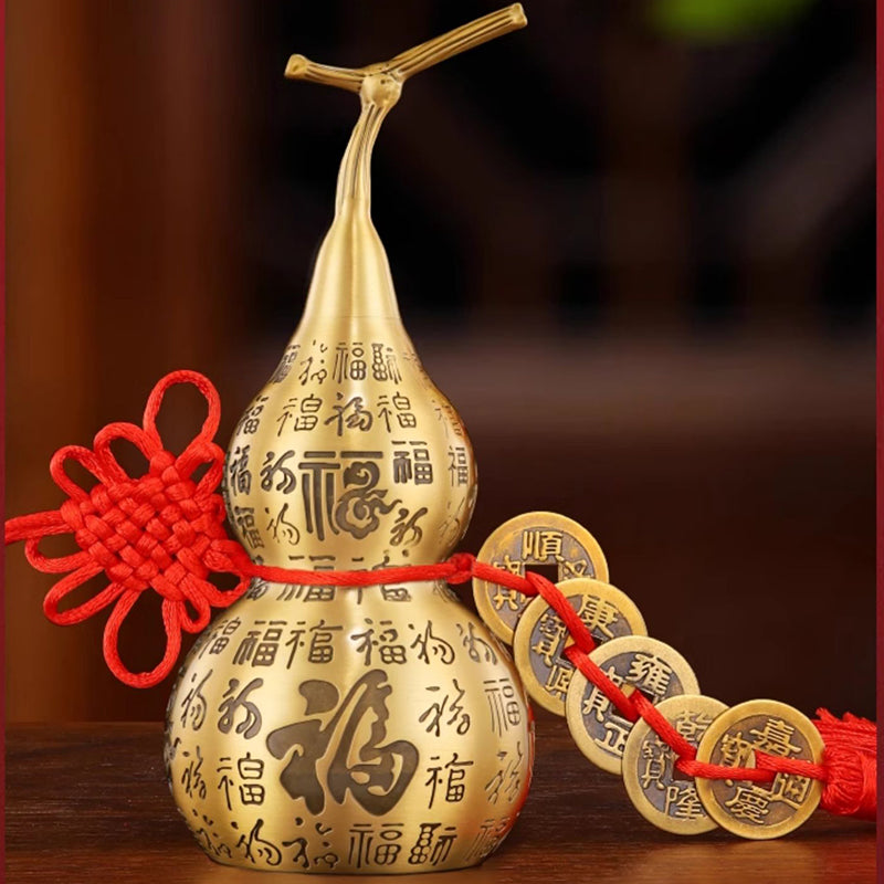 The Brass Gourd with Hundred "Fu" Characters