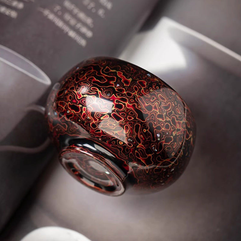 Intangible Cultural Heritage Lacquered Arhat Cup of Ru Kiln