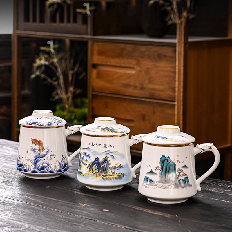 A Thousand Li of Rivers and Mountains - themed Mug