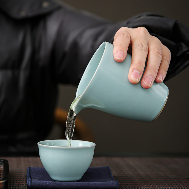 Ru Kiln Ice-Crack Pattern Tea Set