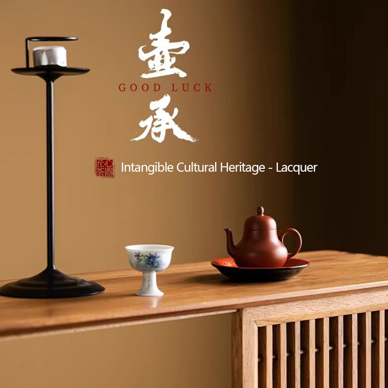 Handmade wooden bodied lacquerware - kettle holder