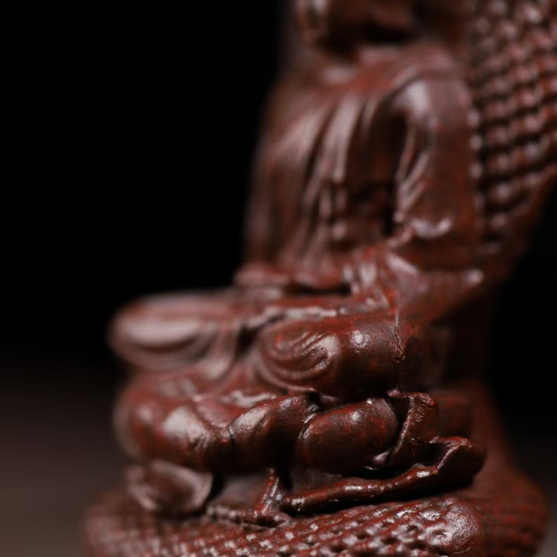 Zi Sha tea pet the protection of Sakyamuni, the true Buddha