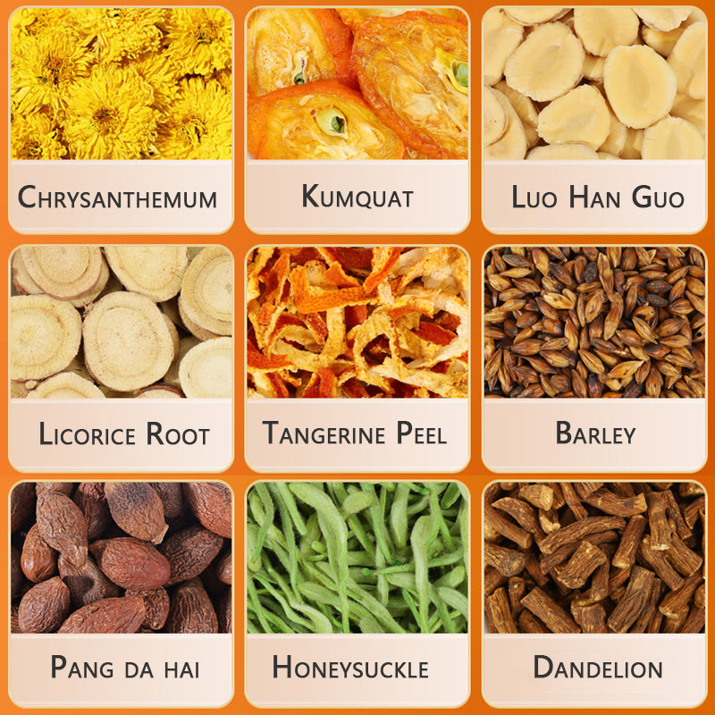 Herbal Tea for Relieving Cough, Clearing Heat and Nourishing the Liver