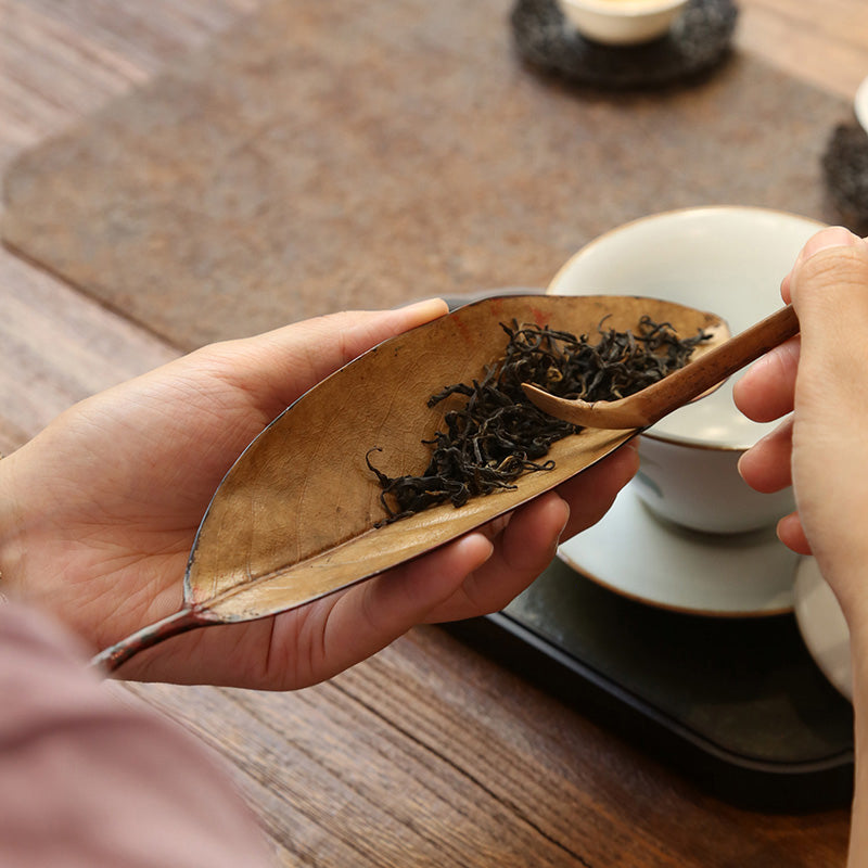 Da Qi Leaf Tea Scoop,fully demonstrate the beauty of nature and craftsmanship