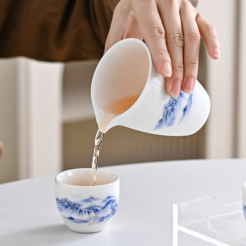 Suet like Jade Tea Set