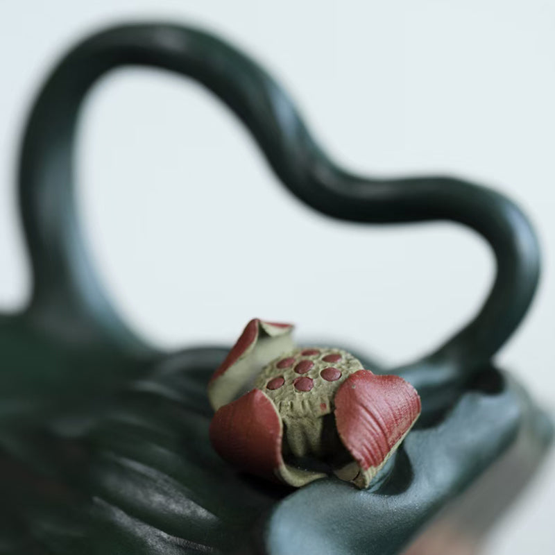 Zisha Teapot Savor the Aroma of Lotus 300CC