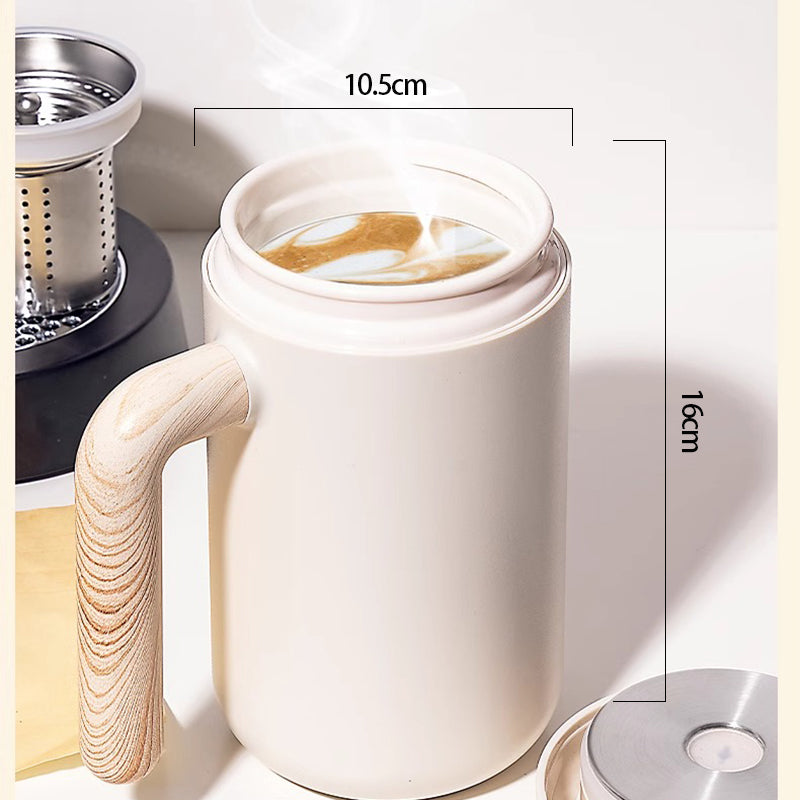 Mug with Tea Water Separation Function