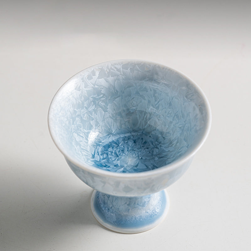 Kiln-Formed Crystallized Goblet