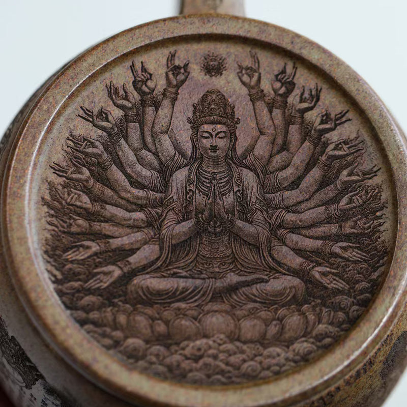 Zisha Teapot Mahavairocana Buddha 700CC