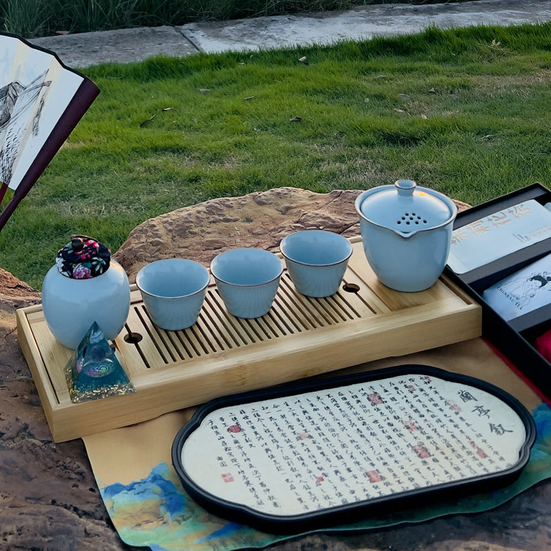 The Royal Blue Teacups Set