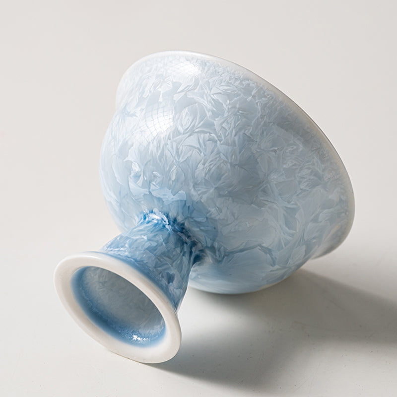 Kiln-Formed Crystallized Goblet