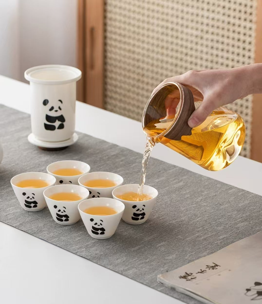 Panda Travel Teaset—Lazy Way to Brew Tea
