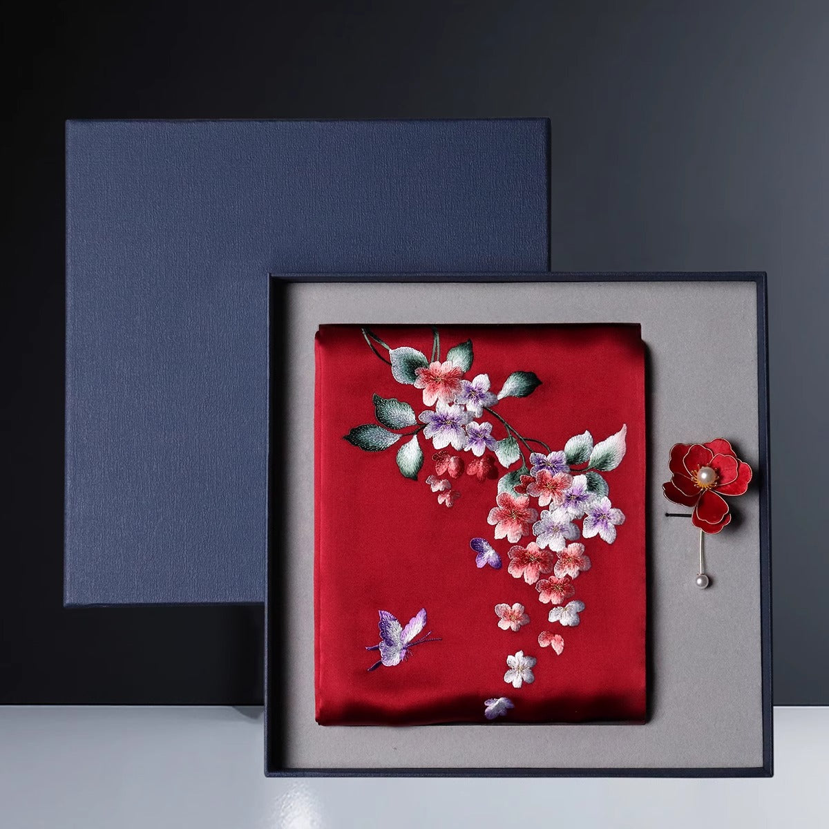 Suzhou - embroidered pure silk scarf—Mother’s Day Gifts Top 1