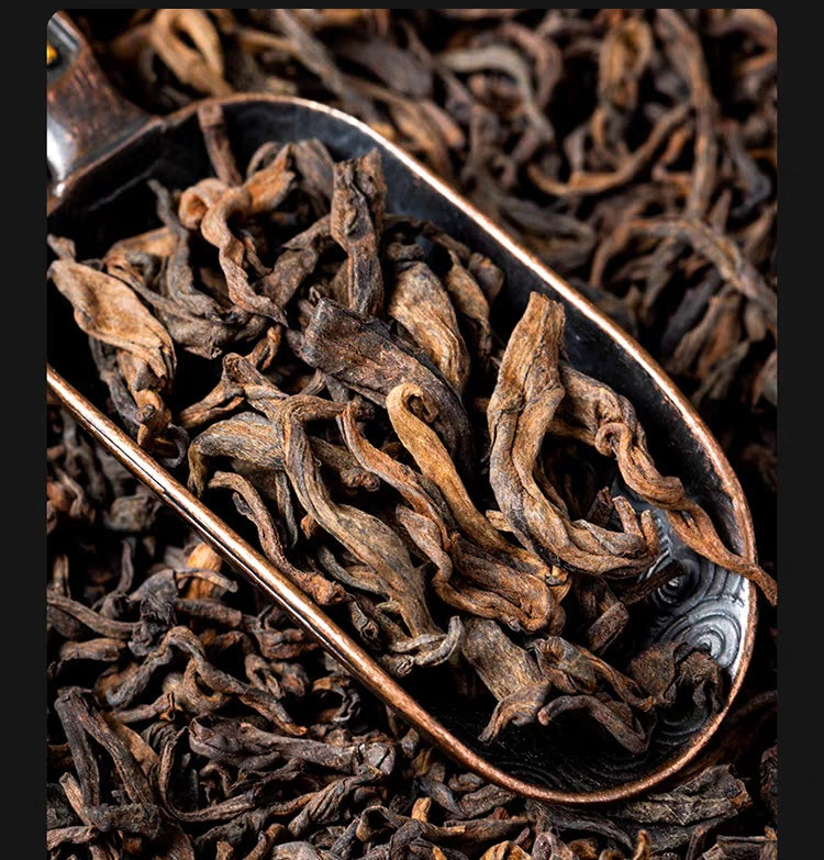 Aged Puer Tea 10 Year - Kongzi Ripe Pu'er Loose Leaf from Yunnan China