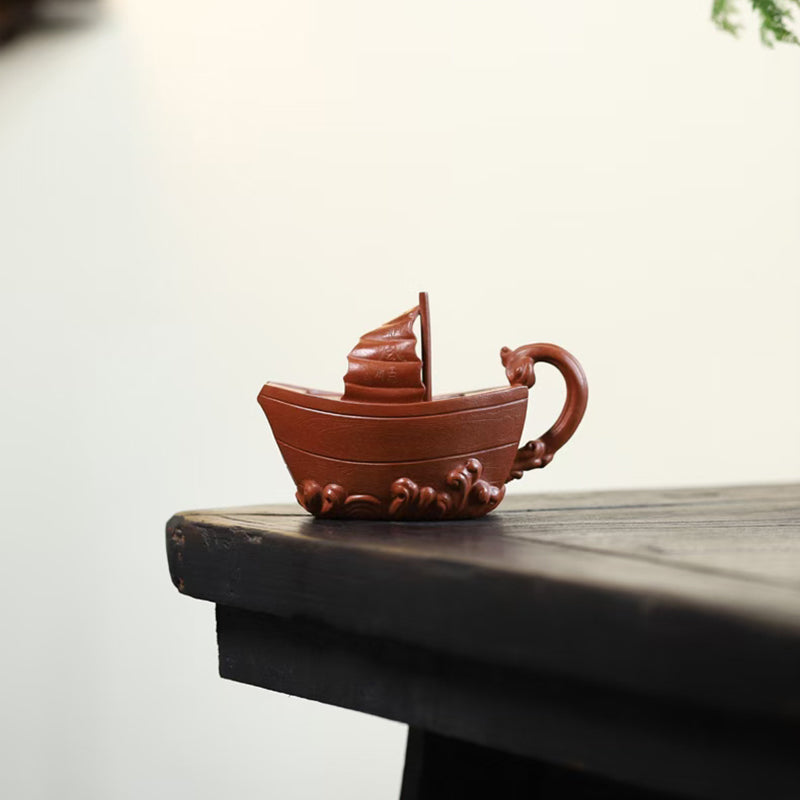 Zisha Teapot Everything goes smoothly 260CC by Master Zhang Dejun.