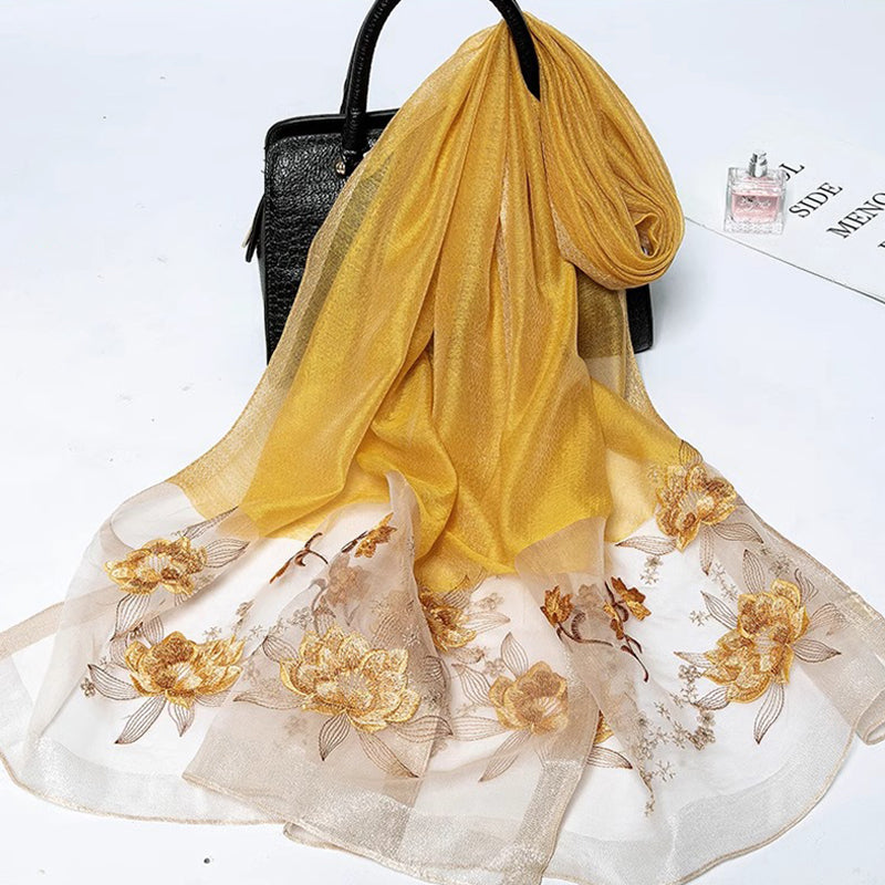 Ladies' Long Mulberry Silk Scarf —— Packed in a Gift Box